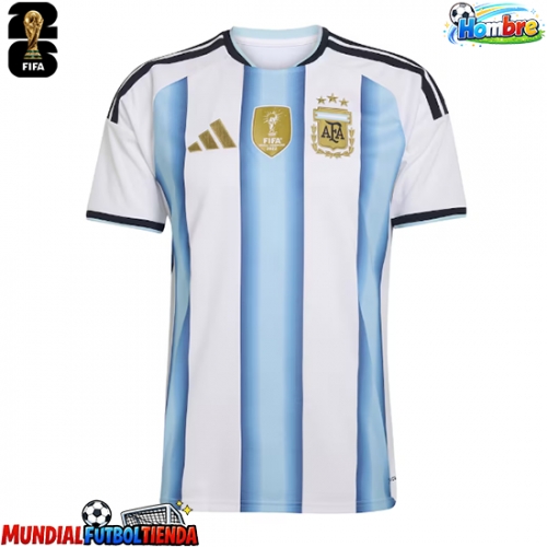 Camiseta Argentina Primera Equipación Replica Mundial 2026 mangas cortas